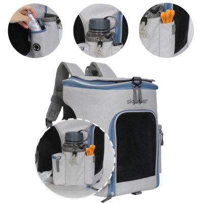 multiple compartments dog carrier