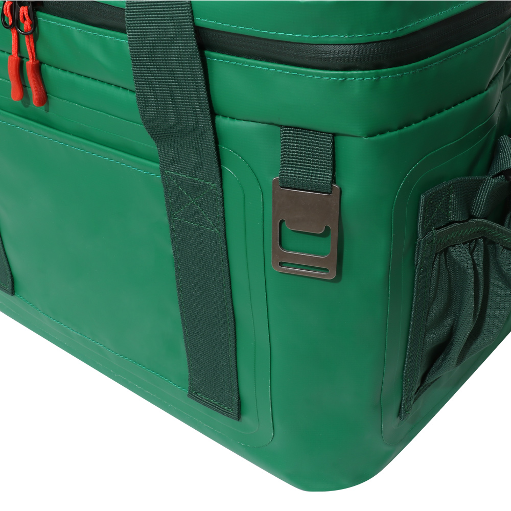500D PVC Tarpaulin Insulated Leak-Proof Cooler Bag | Waterproof Portable Soft Cooler with Bottle Opener & Adjustable Strap for Outdoor Adventures - Image 12
