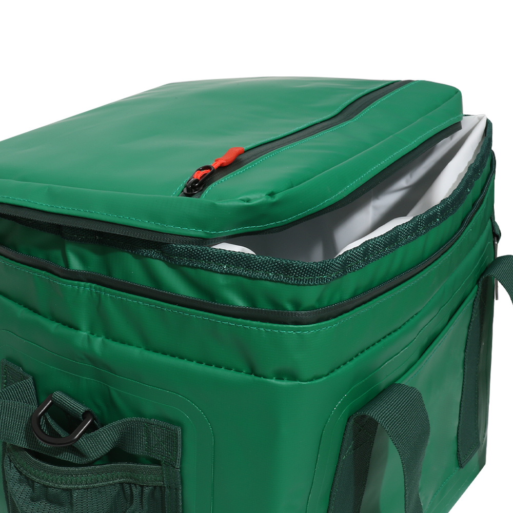 500D PVC Tarpaulin Insulated Leak-Proof Cooler Bag | Waterproof Portable Soft Cooler with Bottle Opener & Adjustable Strap for Outdoor Adventures - Image 11