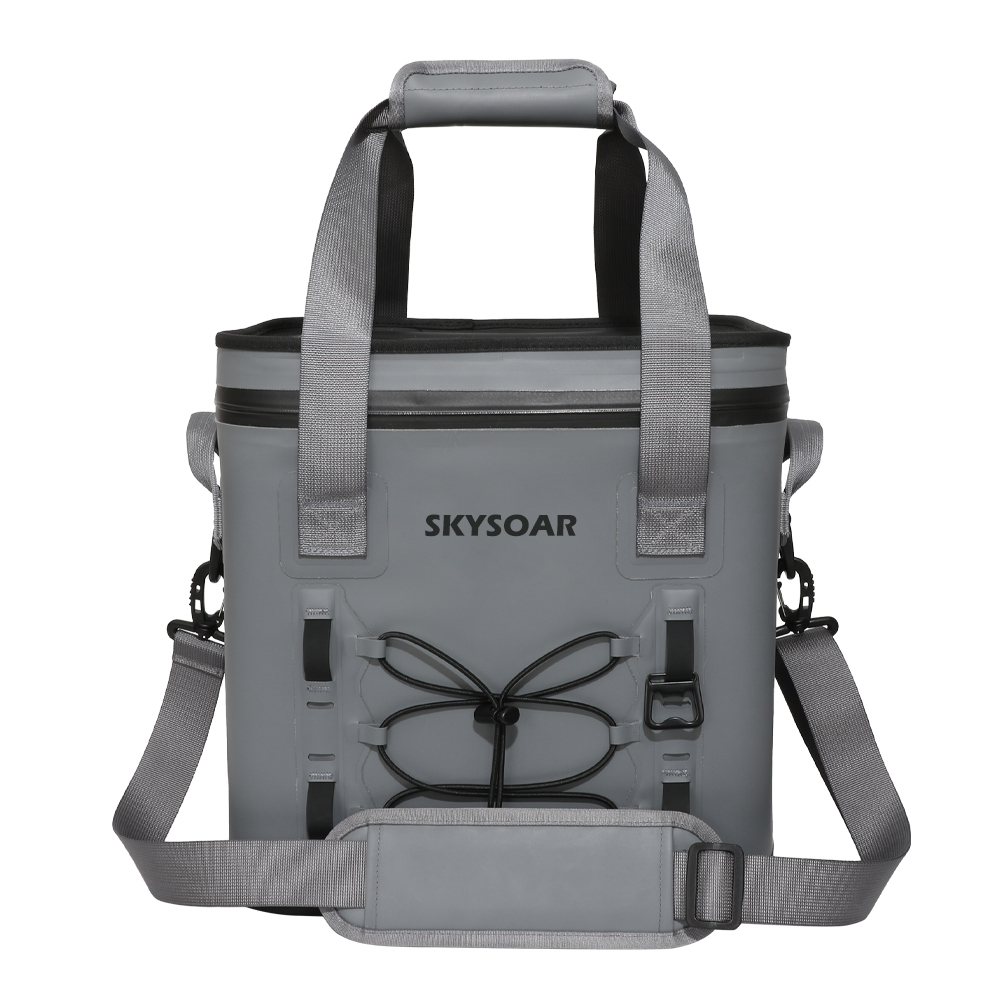 600D TPU Insulated Leak-Proof Cooler Bag | Portable Waterproof Soft Cooler with Strap & Bottle Opener for Outdoor Camping, Beach, Picnics