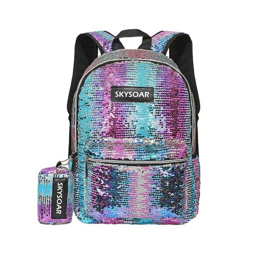 School Backpack with Lunch Bag - SK61189 - Detail 1