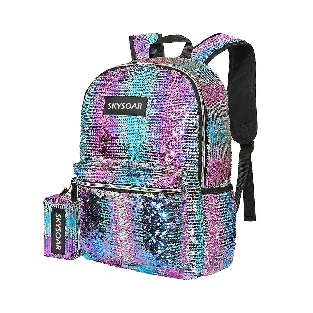 School Backpack with Lunch Bag - SK61189 - Detail 2
