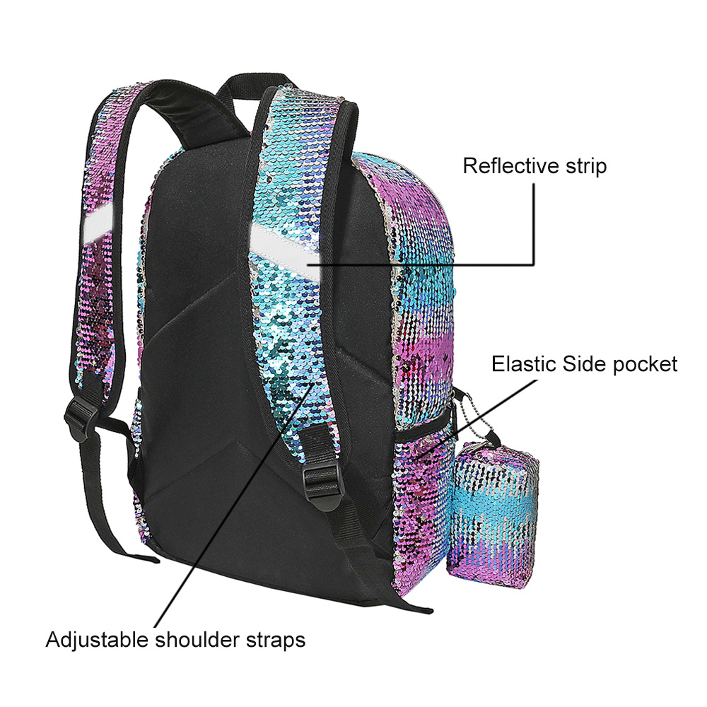 School Backpack with Lunch Bag - SK61189 - Detail 6