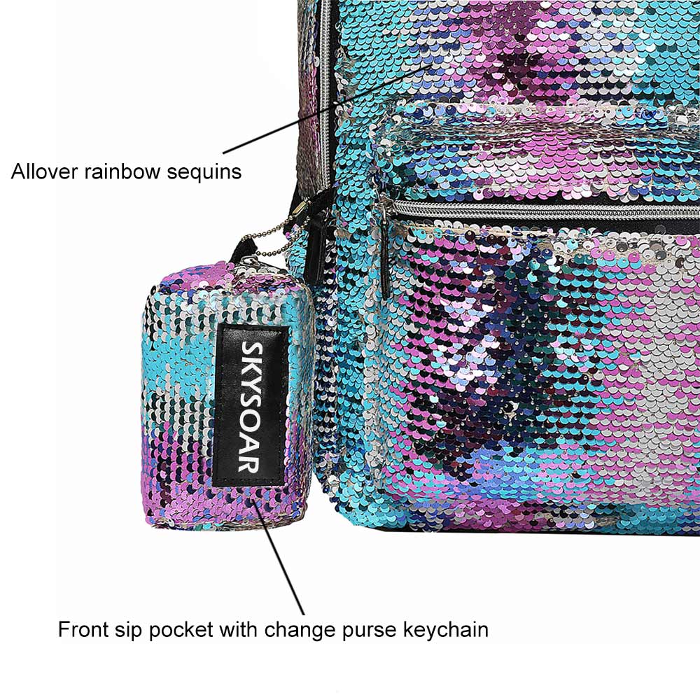 School Backpack with Lunch Bag - SK61189 - Detail 7