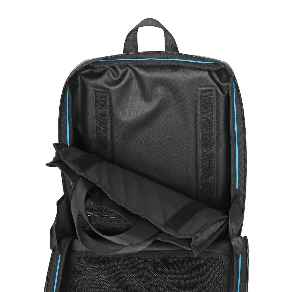 Gray PVC Tarpaulin Waterproof Backpack - Detail 12