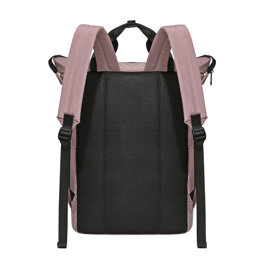 Pink Quilted Tote Backpack - Detail 3