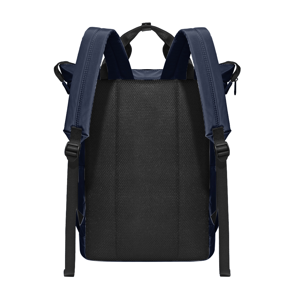Navy Quilted Tote Backpack - Detail 3