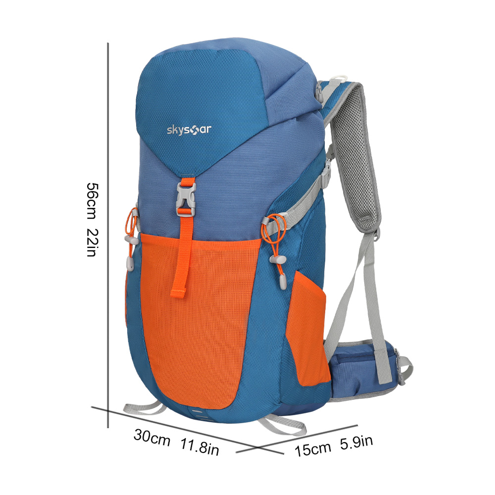 Blue & Orange Outdoor Backpack - Detail 4