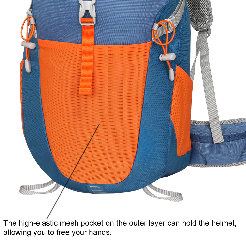 Blue & Orange Outdoor Backpack - Detail 10