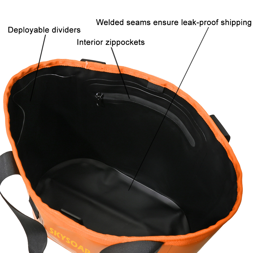Sonic Welded Waterproof Tote Bag - Detail 9